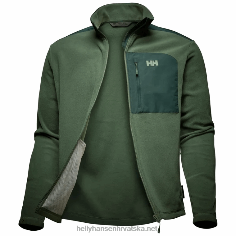 J0HV470 muška dnevna jakna od mikroflisa muškarci Helly-Hansen duboki kanjon
