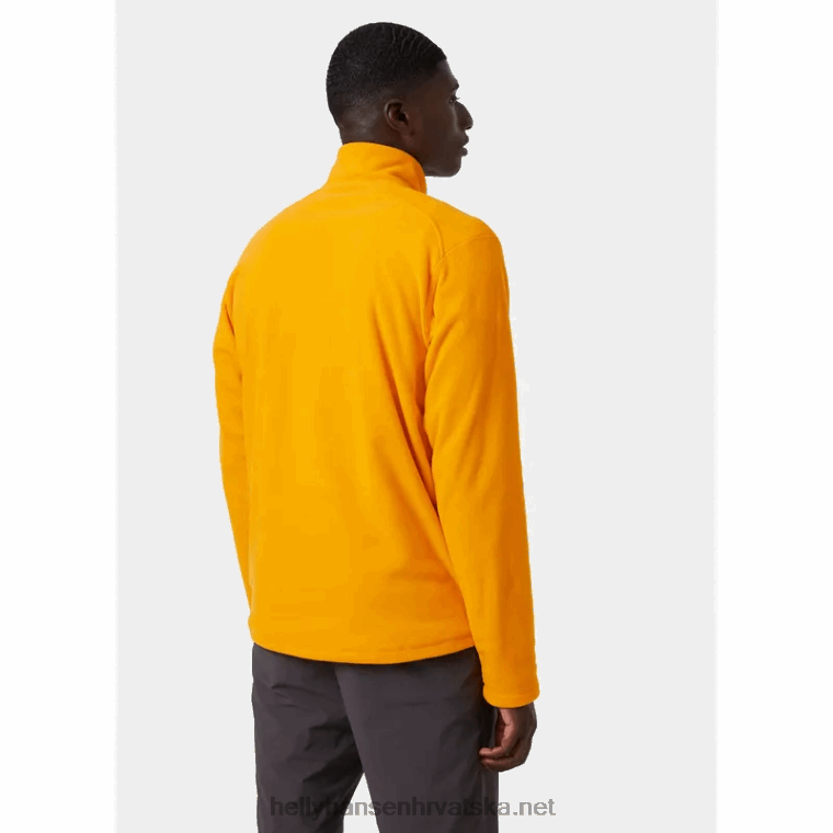 J0HV478 muški vuneni pulover s 1/2 patentnim zatvaračem muškarci Helly-Hansen žad