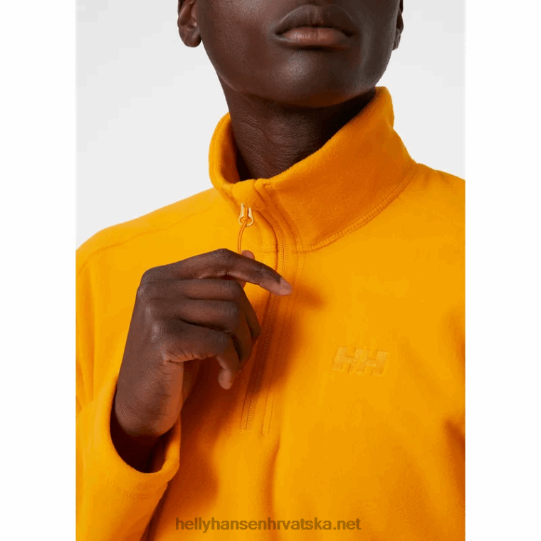 J0HV478 muški vuneni pulover s 1/2 patentnim zatvaračem muškarci Helly-Hansen žad