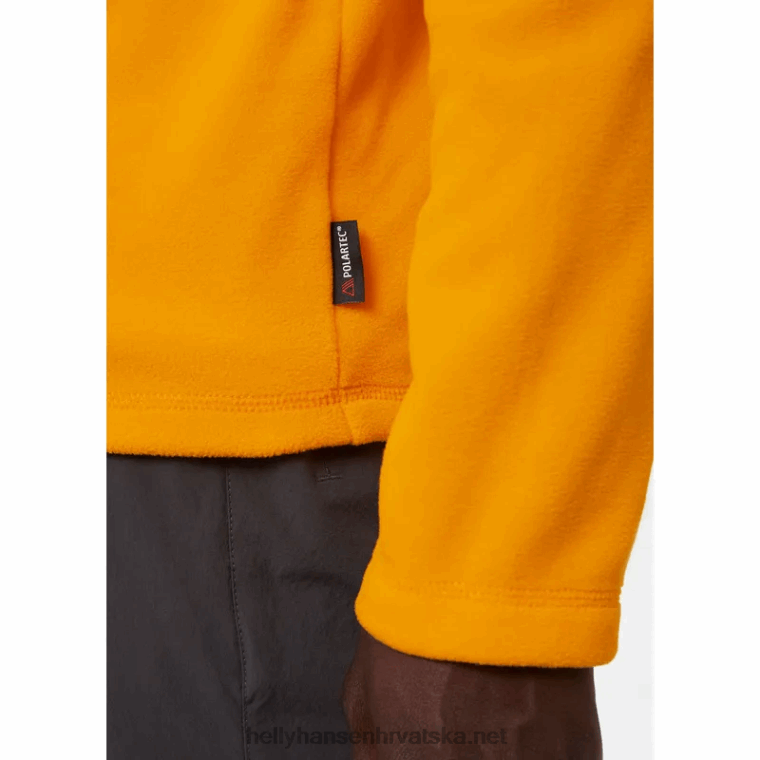 J0HV478 muški vuneni pulover s 1/2 patentnim zatvaračem muškarci Helly-Hansen žad