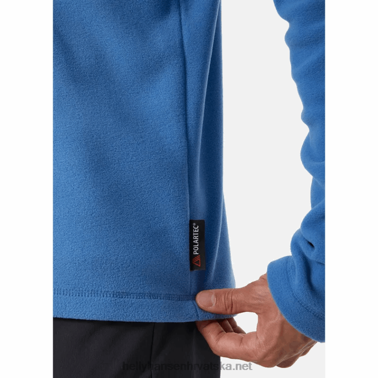 J0HV479 muški vuneni pulover s 1/2 patentnim zatvaračem muškarci Helly-Hansen močvarna jagoda