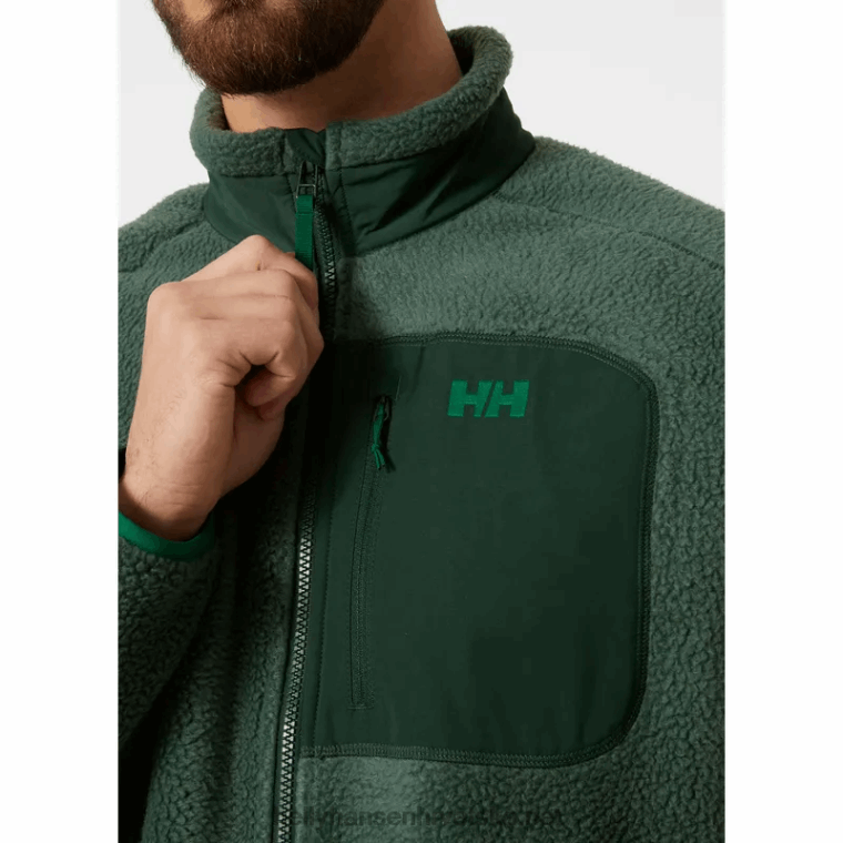 J0HV500 muška panoramska blok jakna od flisa muškarci Helly-Hansen mornarica