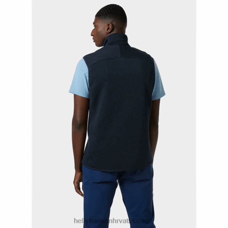 J0HV509 muški varde flis prsluk 2.0 muškarci Helly-Hansen crno