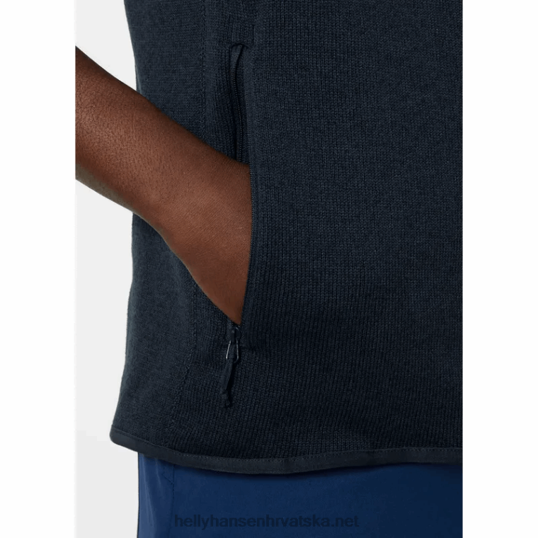 J0HV509 muški varde flis prsluk 2.0 muškarci Helly-Hansen crno