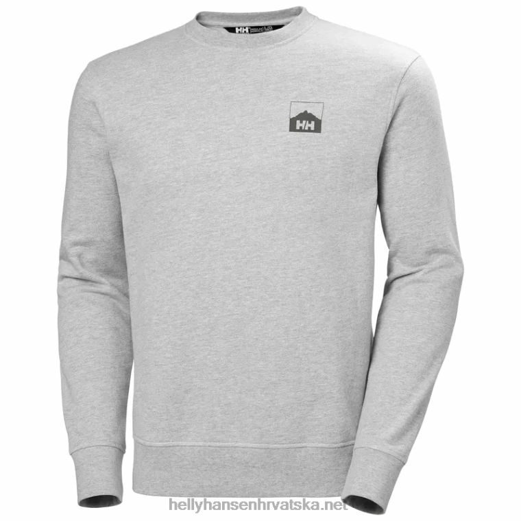 J0HV779 muška trenirka nord graphic crew muškarci Helly-Hansen duboki fjord