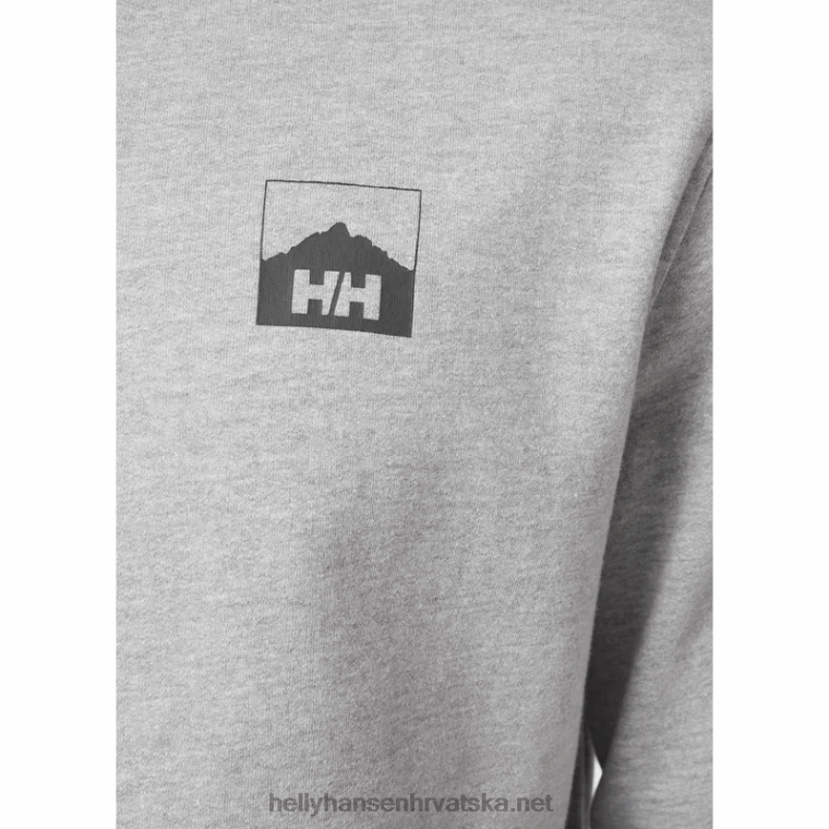 J0HV779 muška trenirka nord graphic crew muškarci Helly-Hansen duboki fjord