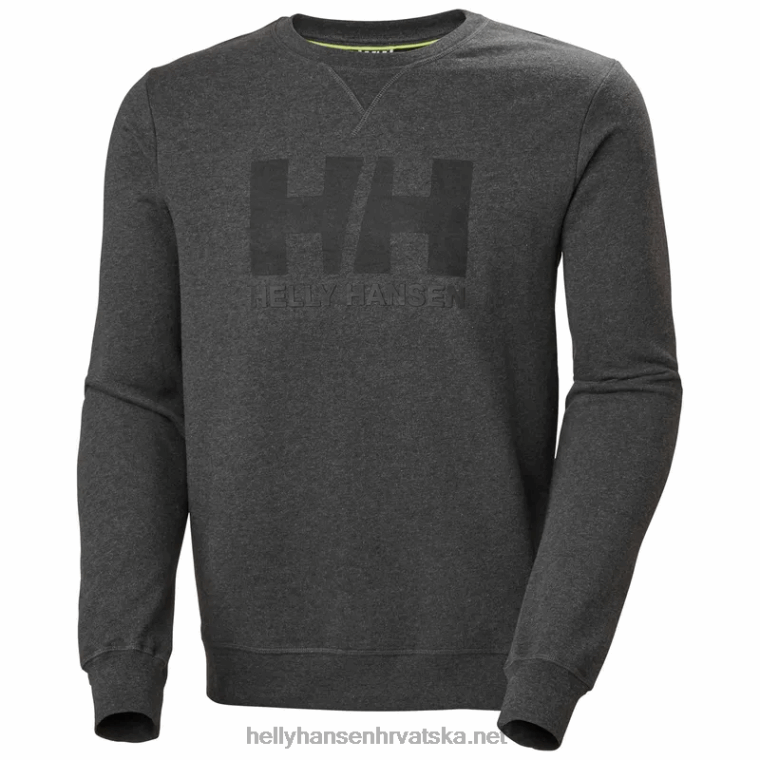 J0HV803 muška majica s logotipom hh crew muškarci Helly-Hansen ebanovina melan