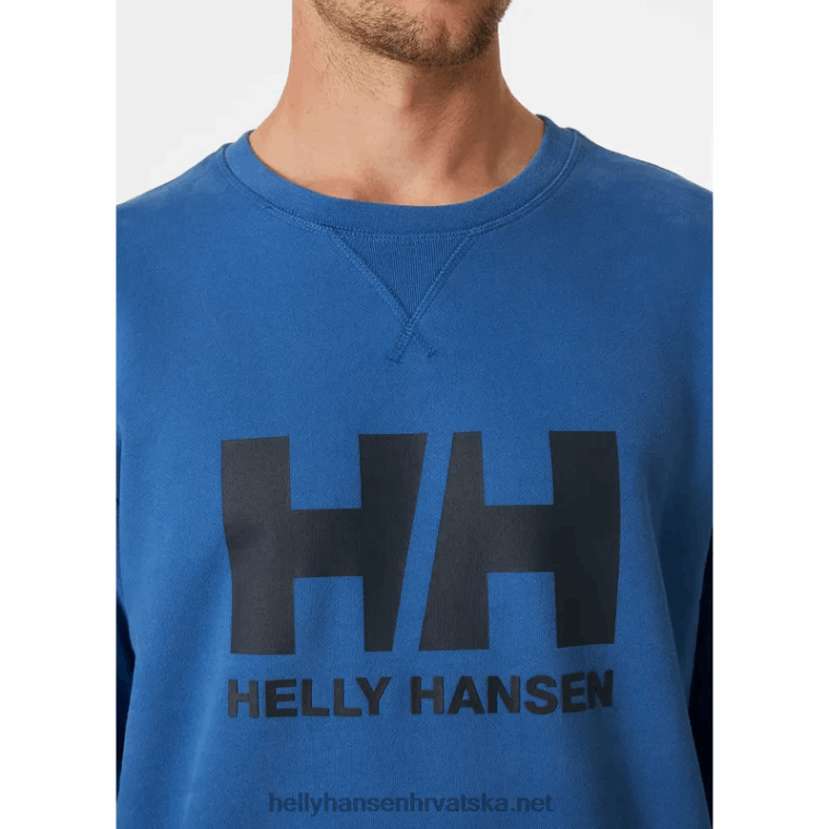 J0HV804 muška majica s logotipom hh crew muškarci Helly-Hansen ebanovina melan