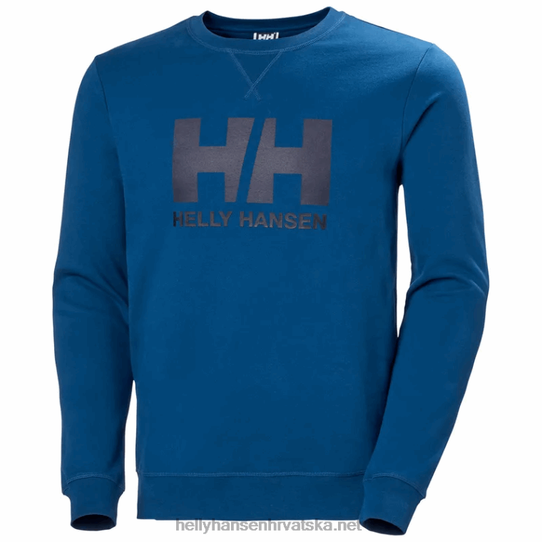 J0HV805 muška majica s logotipom hh crew muškarci Helly-Hansen azurit