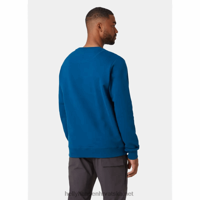 J0HV805 muška majica s logotipom hh crew muškarci Helly-Hansen azurit