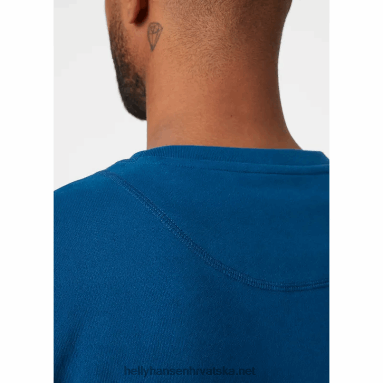 J0HV805 muška majica s logotipom hh crew muškarci Helly-Hansen azurit
