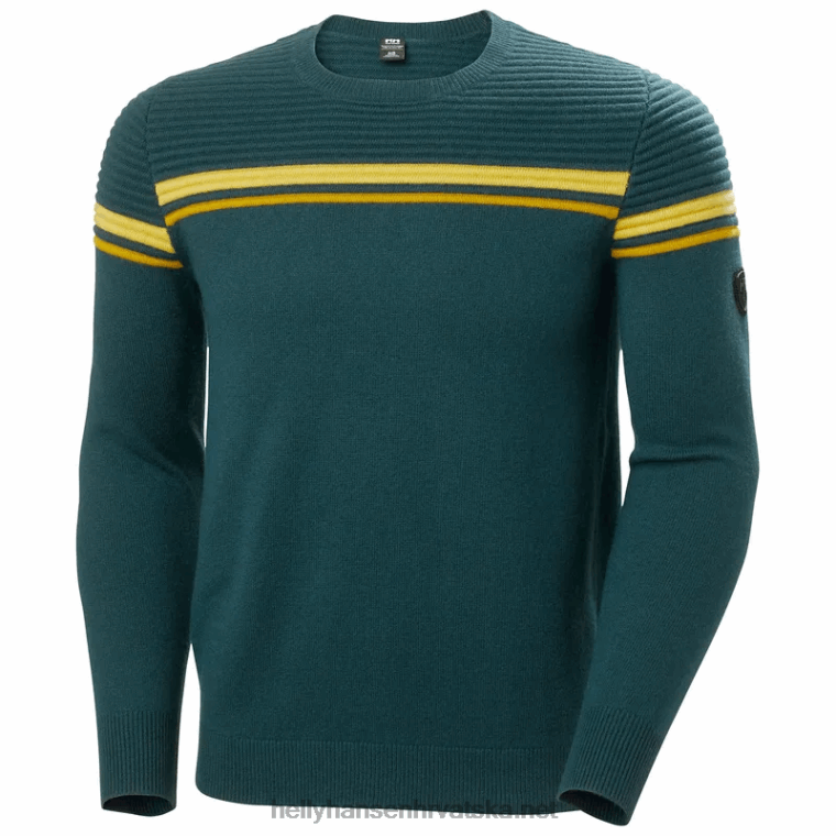 J0HV813 muški carv pleteni džemper muškarci Helly-Hansen ebanovina
