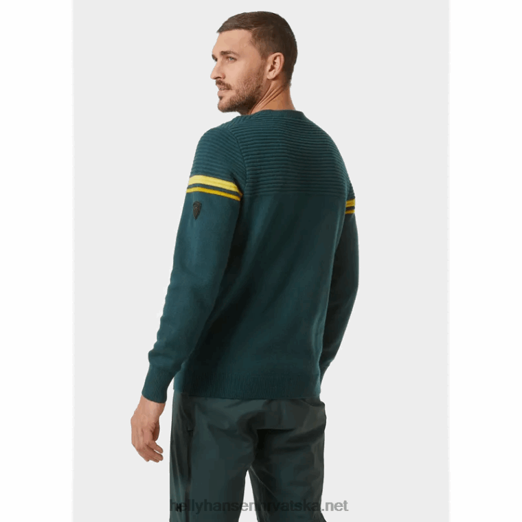 J0HV813 muški carv pleteni džemper muškarci Helly-Hansen ebanovina