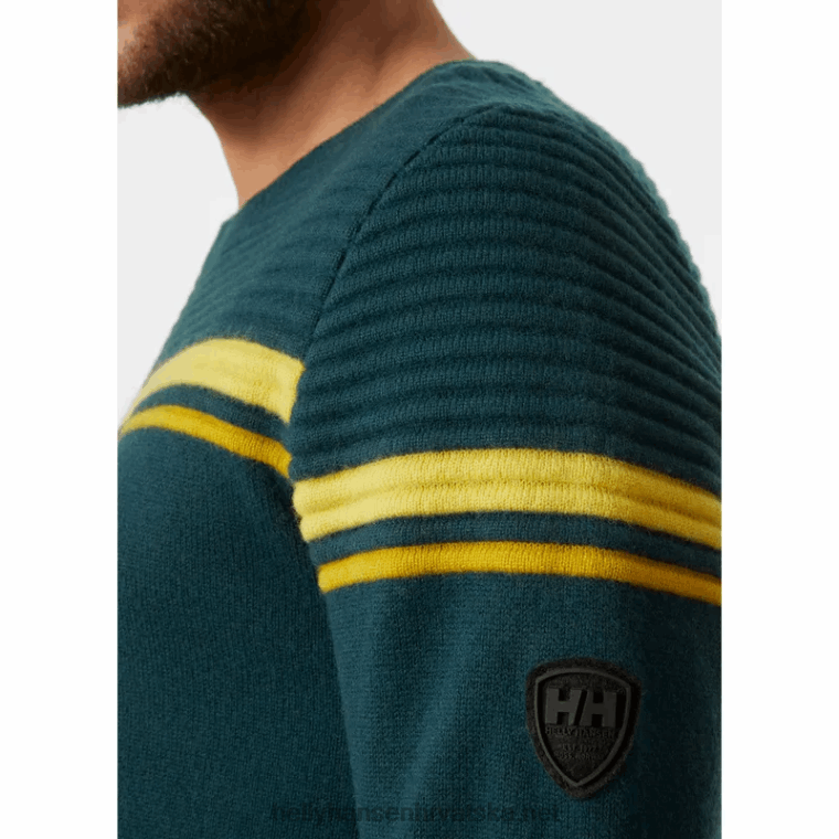 J0HV813 muški carv pleteni džemper muškarci Helly-Hansen ebanovina