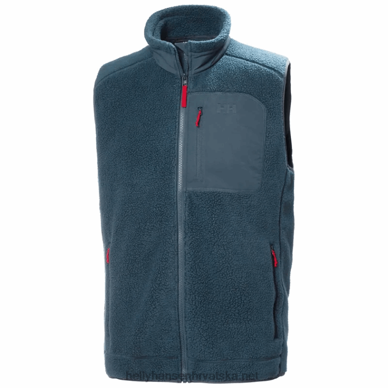 J0HV301 unisex panoramski prsluk od flisa muškarci Helly-Hansen mornarica