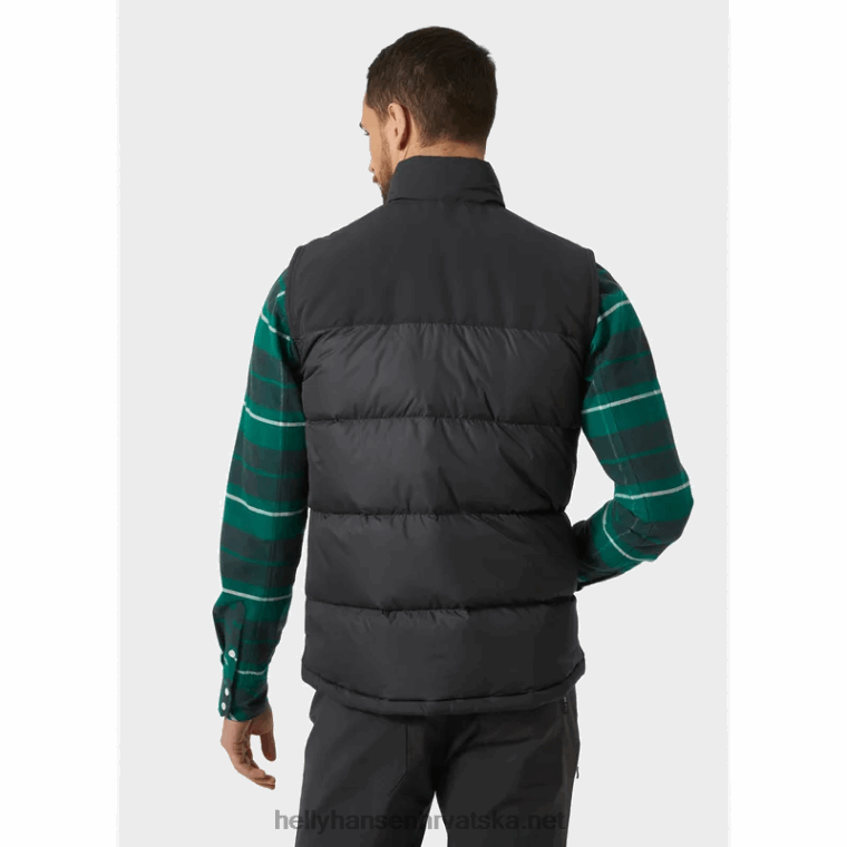 J0HV305 muški isfjordski prsluk muškarci Helly-Hansen ebanovina