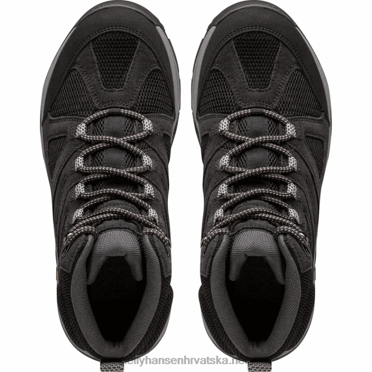 J0HV2133 ženske switchback trail čizme s protokom zraka žene Helly-Hansen crno/bri
