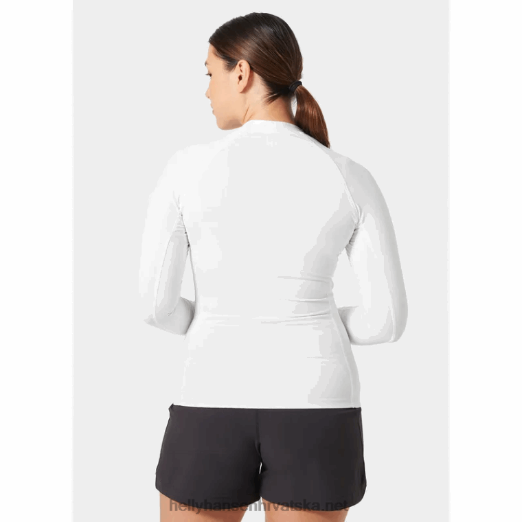 J0HV2723 ženska jakna za vodu rashguard žene Helly-Hansen žad esra/mornarska pruga