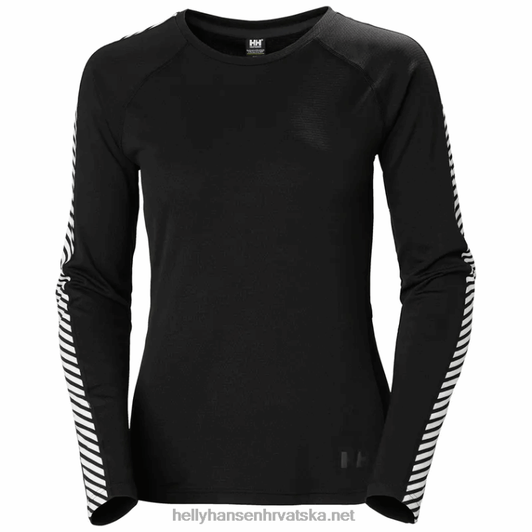 J0HV2079 ženski lifa aktivni prugasti osnovni sloj za posadu žene Helly-Hansen najtamniji spr