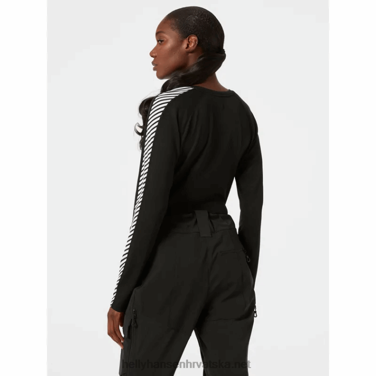 J0HV2079 ženski lifa aktivni prugasti osnovni sloj za posadu žene Helly-Hansen najtamniji spr