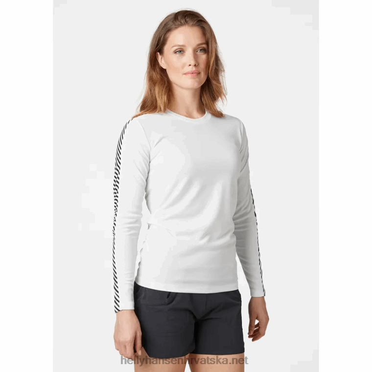 J0HV2080 ženski hh lifa dugi rukavi crew osnovni sloj žene Helly-Hansen crno