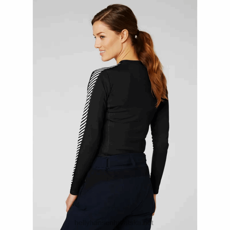 J0HV2081 ženski hh lifa dugi rukavi crew osnovni sloj žene Helly-Hansen bijela