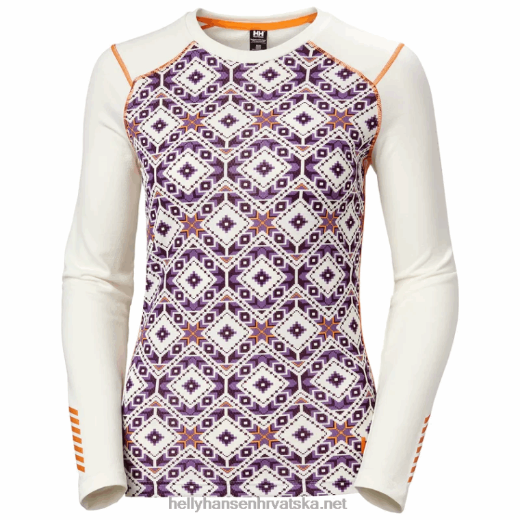 J0HV2088 ženski lifa aktivni grafički osnovni sloj za posadu žene Helly-Hansen ametist de