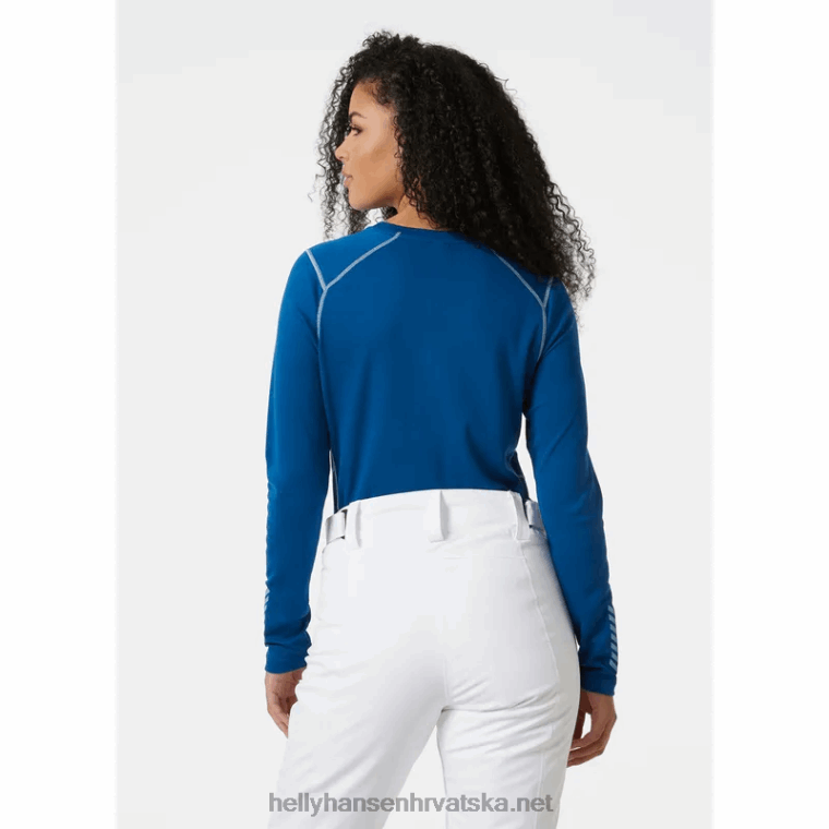J0HV2090 ženski lifa aktivni grafički osnovni sloj za posadu žene Helly-Hansen žad sv