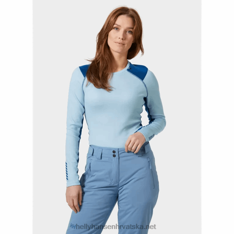 J0HV2047 ženski lifa merino srednji sloj za posadu žene Helly-Hansen mornarica