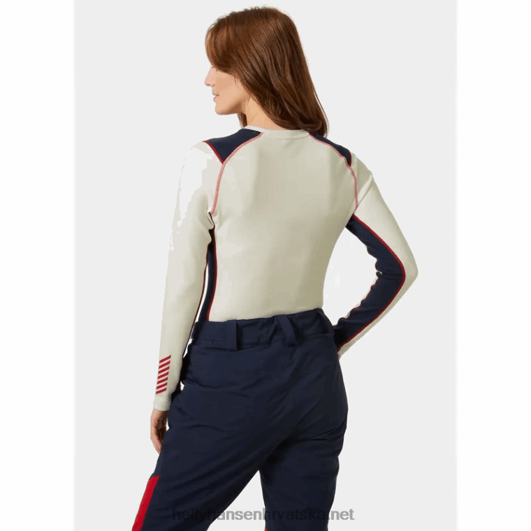 J0HV2049 ženski lifa merino srednji sloj za posadu žene Helly-Hansen ametist