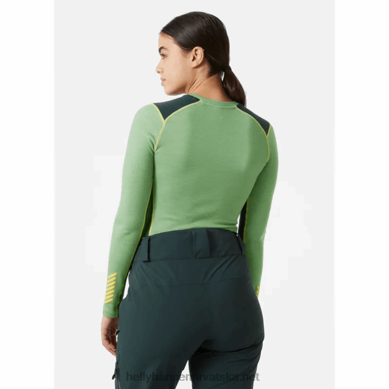 J0HV2050 ženski lifa merino srednji sloj za posadu žene Helly-Hansen prljavobijel