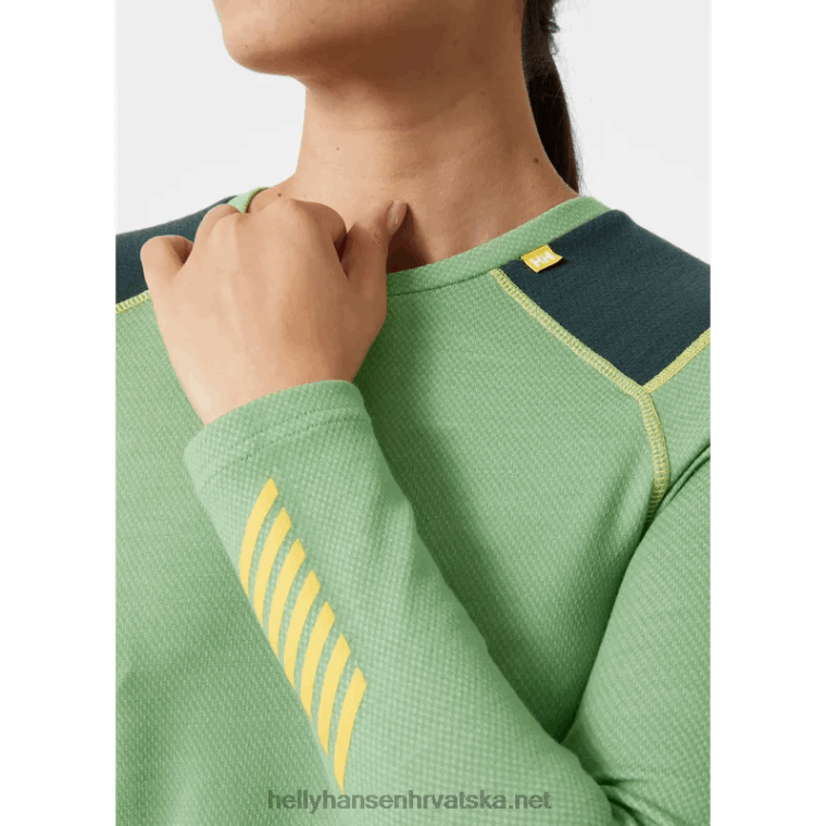 J0HV2050 ženski lifa merino srednji sloj za posadu žene Helly-Hansen prljavobijel