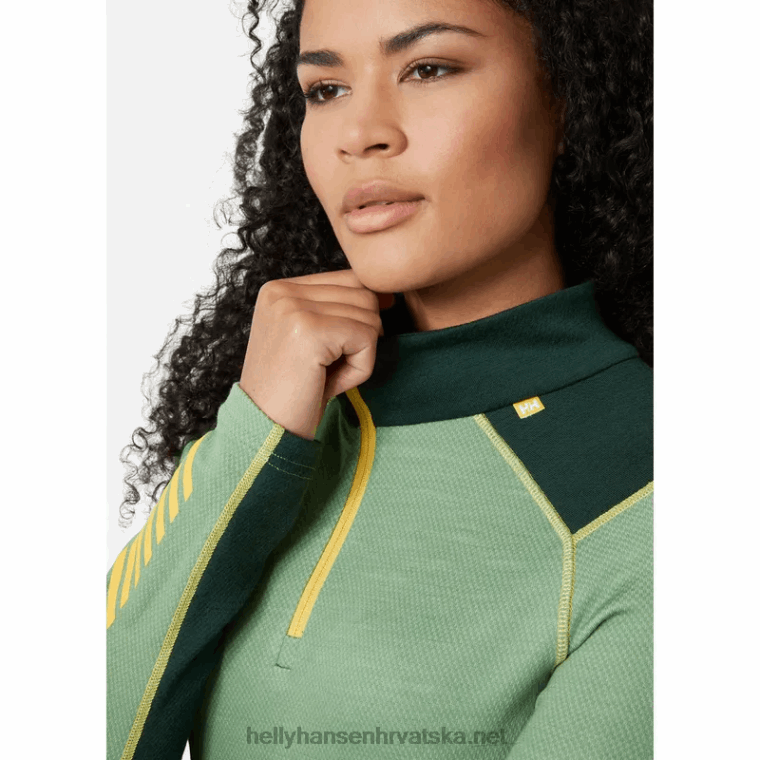 J0HV2054 ženski lifa merino srednji sloj s pola patentnim zatvaračem žene Helly-Hansen beba trupa