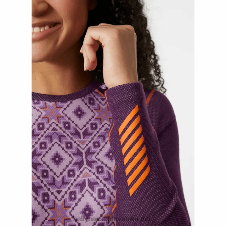 J0HV2068 ženska lifa merino srednje težine s dugim rukavima s kratkim rukavima žene Helly-Hansen beba trupa