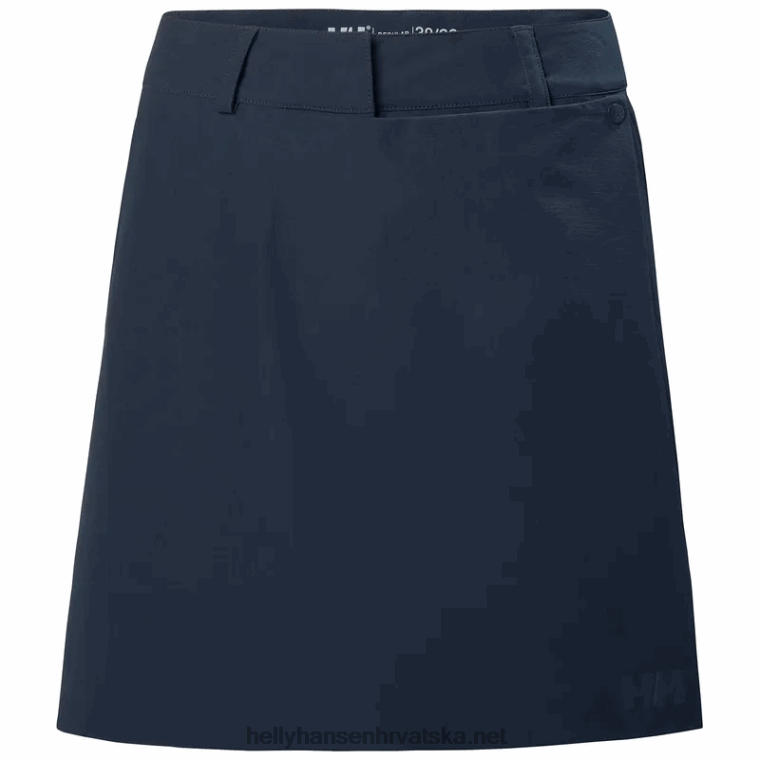 J0HV2684 ženska jedriličarska majica za posadu žene Helly-Hansen ebanovina