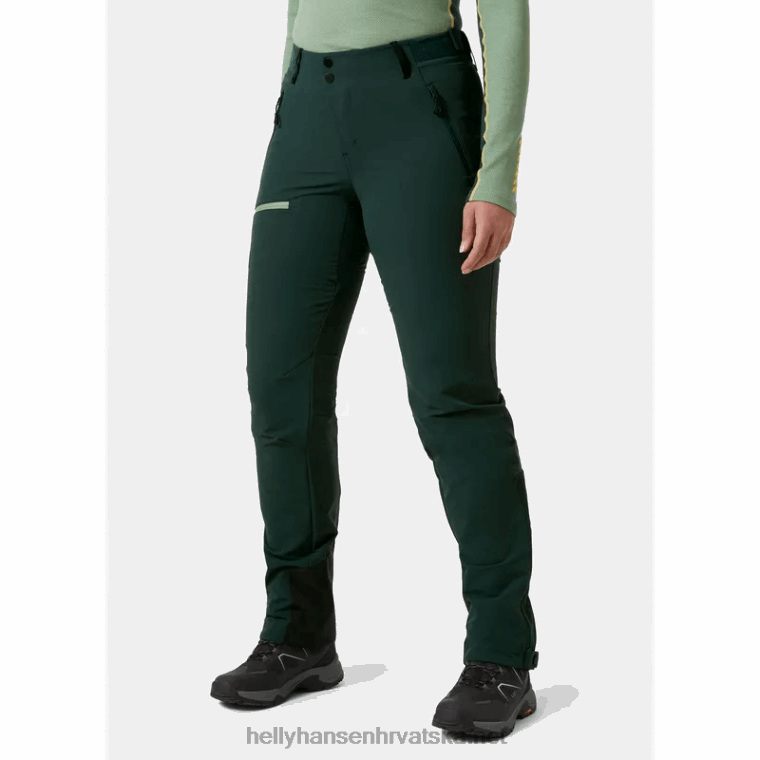 J0HV1767 ženske odin muninn 2.0 školjkaste hlače žene Helly-Hansen crni melan