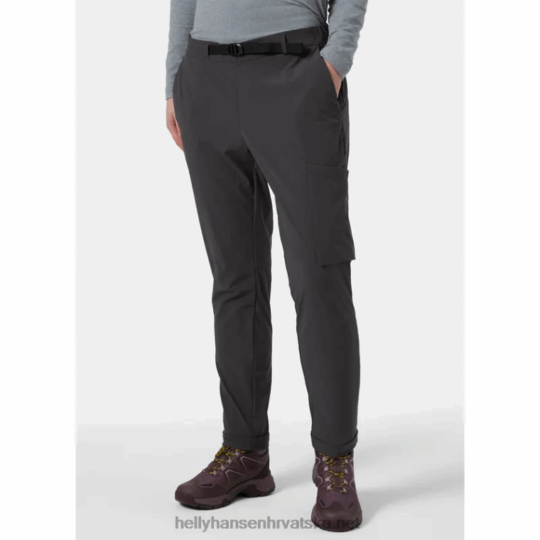 J0HV1773 ženske planinarske hlače Campfire 2.0 žene Helly-Hansen lav zeleno