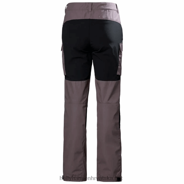 J0HV1783 ženske vandre tur hlače žene Helly-Hansen crno