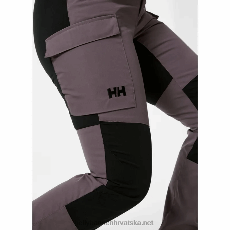 J0HV1783 ženske vandre tur hlače žene Helly-Hansen crno