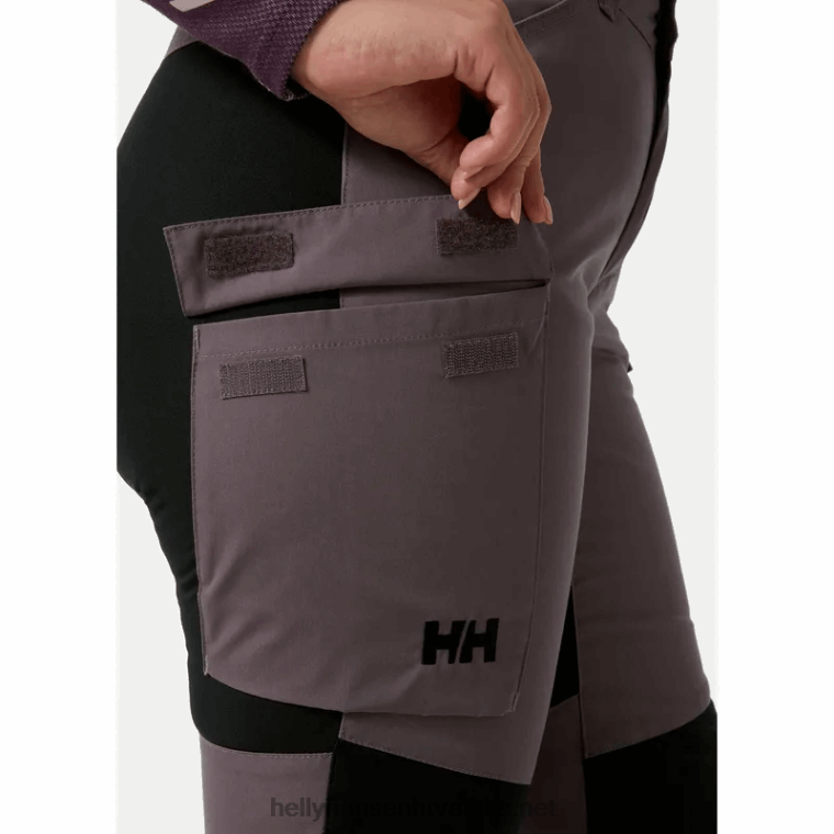 J0HV1783 ženske vandre tur hlače žene Helly-Hansen crno