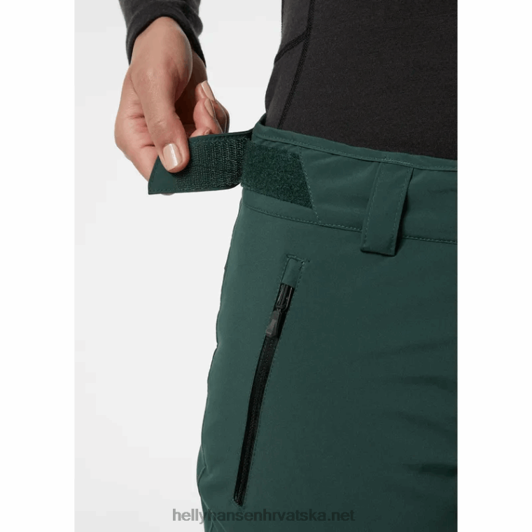 J0HV1828 ženske legendarne izolirane skijaške hlače žene Helly-Hansen žad