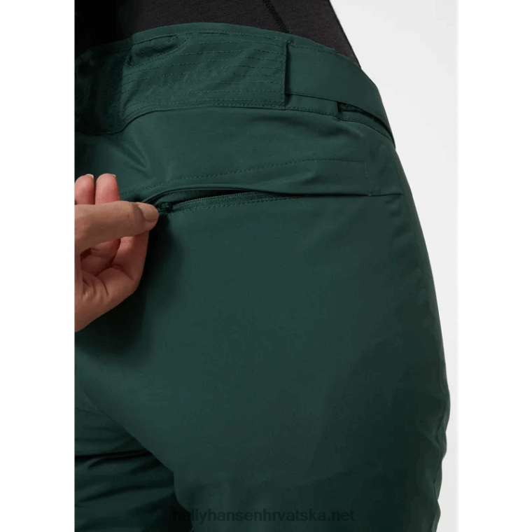 J0HV1828 ženske legendarne izolirane skijaške hlače žene Helly-Hansen žad