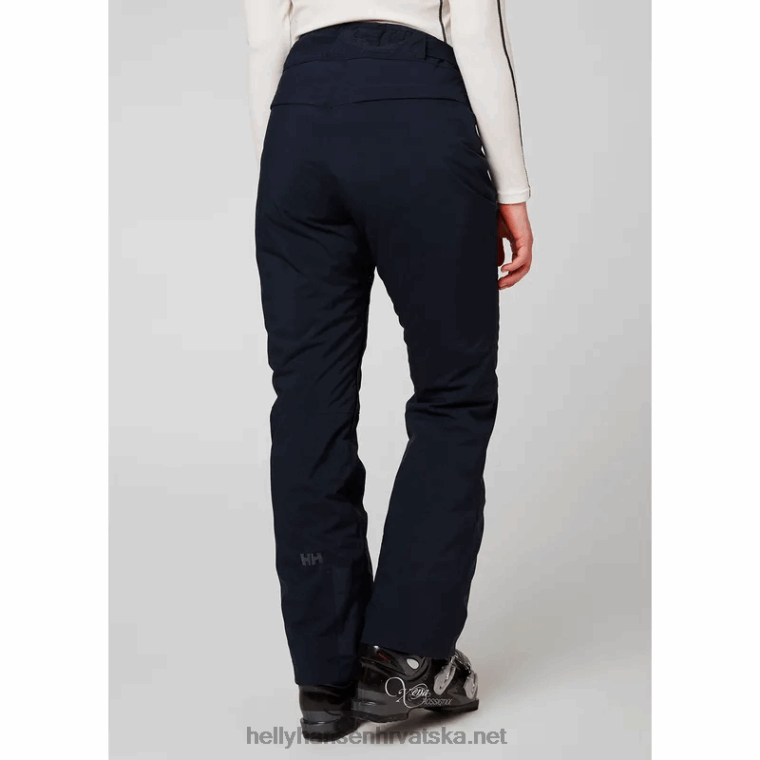 J0HV1832 ženske legendarne izolirane skijaške hlače žene Helly-Hansen crno