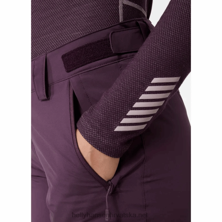 J0HV1838 ženske switch cargo izolirane skijaške hlače žene Helly-Hansen mornarica