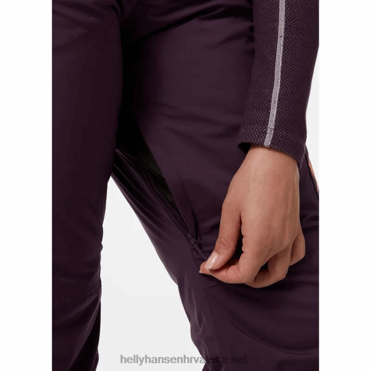 J0HV1838 ženske switch cargo izolirane skijaške hlače žene Helly-Hansen mornarica