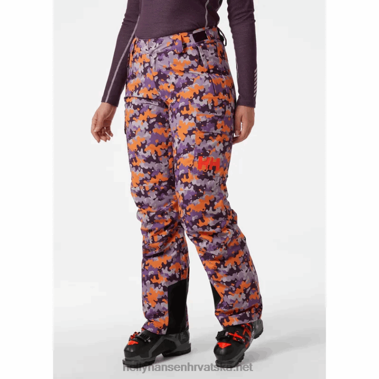 J0HV1839 ženske switch cargo izolirane skijaške hlače žene Helly-Hansen ametist