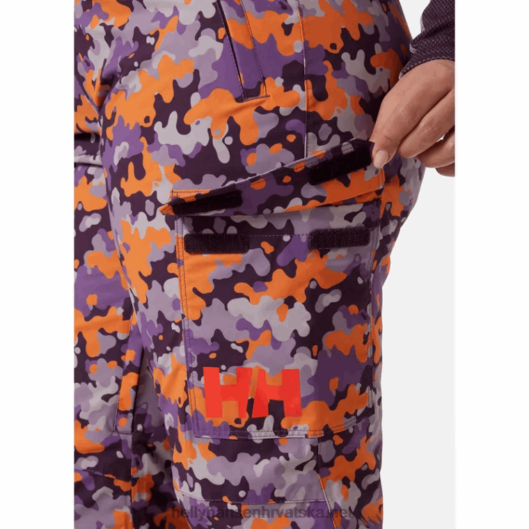 J0HV1839 ženske switch cargo izolirane skijaške hlače žene Helly-Hansen ametist