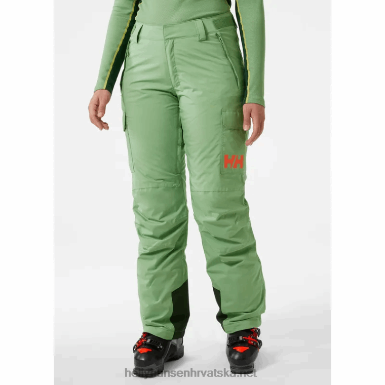 J0HV1840 ženske switch cargo izolirane skijaške hlače žene Helly-Hansen smrvljena gra