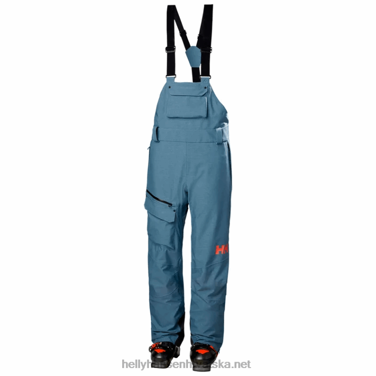 J0HV1854 ženske puderqueen skijaške hlače s naramenicama žene Helly-Hansen najtamniji spr