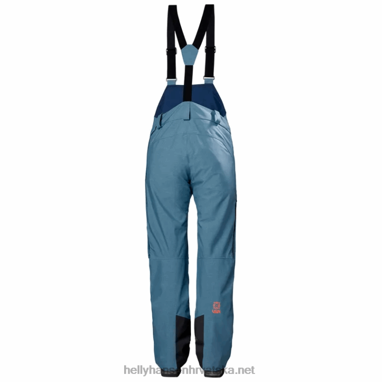 J0HV1854 ženske puderqueen skijaške hlače s naramenicama žene Helly-Hansen najtamniji spr